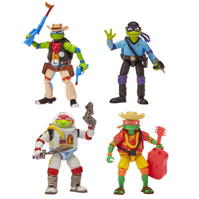 Teenage Mutant Ninja Turtles: Mutant Mayhem Costume Turtle Basic Figure  4-Pack by Playmates Toys - Yahoo Shopping