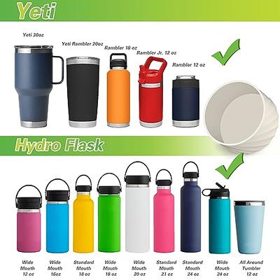 1Pcs Protective Silicone Boot For Stanley Quencher Tumbler 30 oz 40 oz &  IceFlow 20oz 30oz & Hydro Flask Water Bottle 12-24oz & Simple Modern 40 oz  Tumbler- Cup Bottom Sleeve 