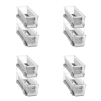 madesmart Antimicrobial 2-Tier Organizer, Multi-Purpose Slide-Out