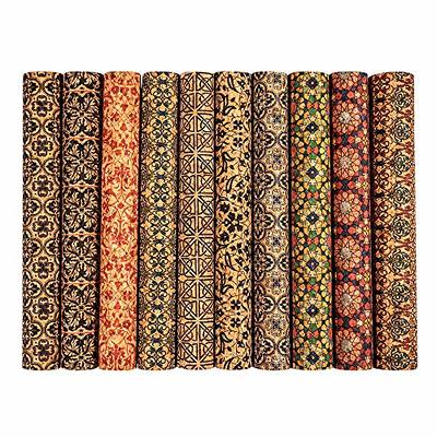 Gotocut 10 Pcs 9''x13'' Cork Fabric Natural Color Retro Faux Leather Sheets,Thin  Soft Cork Ribbon Fabric Suitable for Bags, Laptop Case, Packaging Material  or DIY Crafts (Print Pattern 1) - Yahoo Shopping
