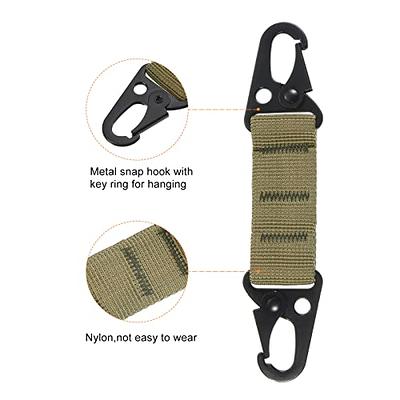 Carabiner Clip, Double Anti-Misopening Locking Design, 2.95'' in Alloy  Carabiner Keychain for Outdoor Camping, Key Ring Clip