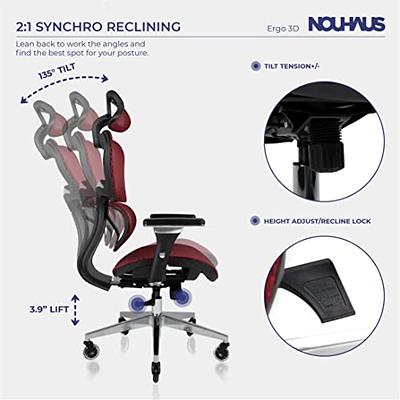 Ergonomic Breathable Mesh Computer Office Chair with Lumbar Support 90 –  primyoffice