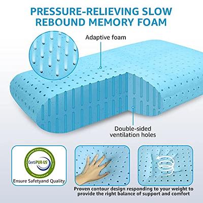 Buy Leg Elevation Pillow 2 Washable Covers Certipur-us Certified