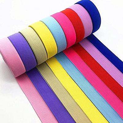 1 inch 25mm Wide Colored Stretch Elastic Band For Waistband and