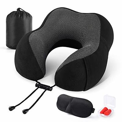 U Shaped Memory Foam Travel Pillow Neck Support Head Rest Car Plane Soft  Cushion