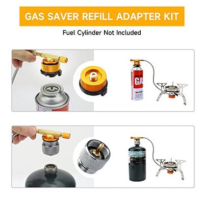 Propane Isobutane Butane Gas Refill Adapter Set, Butane Fuel Canister  Refill Adapters Set, Camping Backpacking Stove Refill Adapter EN417 Lindal  Valve