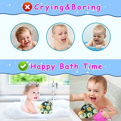 48 PCS Bath Toys, Bath Toys for Toddlers 1-3 Boy Girl Baby Gift, Water  Bathtub Bath Toys for Toddlers 3-4, Toddlers Bath Toys for Kids Age 4-8