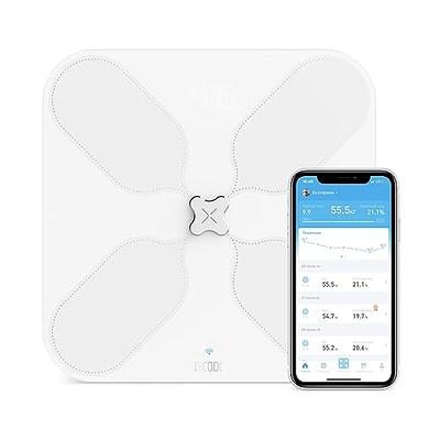 ABLEGRID Body Fat Scale, Smart WiFi Digital Bathroom Scale for