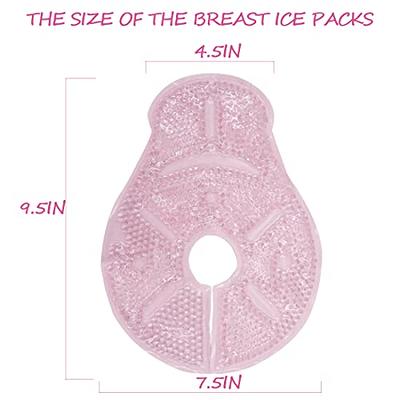 Reusable Breast Ice Packs, Breast Therapy Pack, Breastfeeding Essentials,  for Breastfeeding Relief, Engorgement, Swelling Augmentation, Mastitis