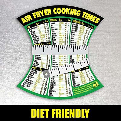 Air Fryer Cook Times Cheat Sheet Magnet Accessories | Airfryer Cookbooks,  Magnetic Temperature Cooking Guide Chart for Quick Reference + Food