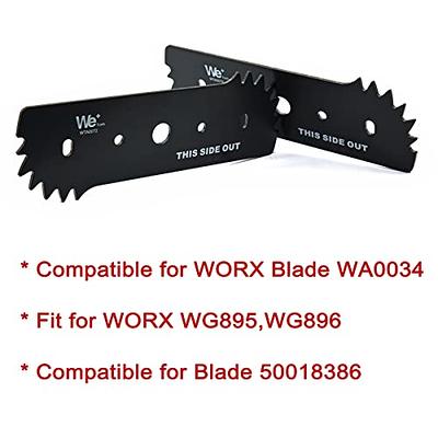 3 Pack WA0034 7-1/2 Electric Lawn Edger Replacement Blade Replaces  50018386 Compatible with Worx Electric Lawn Edger WG895 & WG896 - Yahoo  Shopping