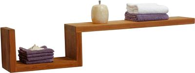 AquaTeak Teak Oil 36-in L x 9-in D Wood Floating Shelf (1 Shelves)