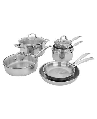 All-Clad D3 Stainless Steel Cookware Set, 10 Piece - Macy's