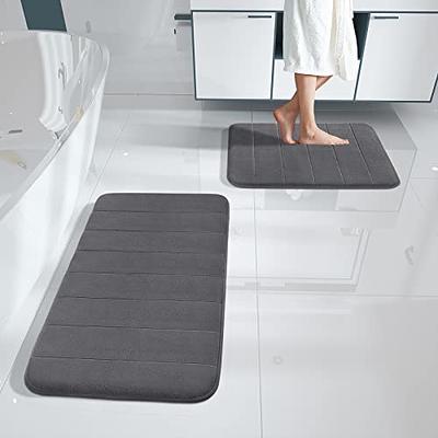 Yimobra Memory Foam Bath Mat Large Size 31.5 by 19.8 Inches, Soft and  Comfortable, Super Water Absorption, Non-Slip, Thick, Machine Wash, Easier  to