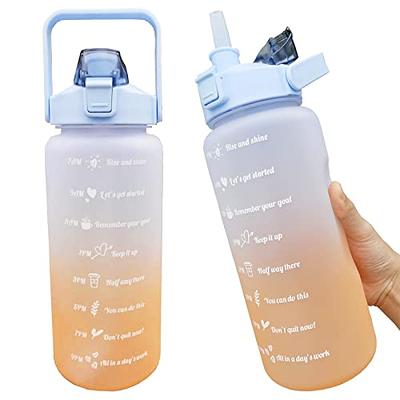 Esgreen 32 oz Motivational Water Bottles With Time Maker, Big 1000ml  BPA-free Plastic Water Jugs For Men Women, No Straw Leak-proof Sturdy  Drinking Bottles With Strap For Sports Workout Gym Travel 