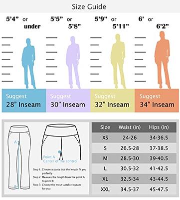 Plus Size S-4XL Bootcut Yoga Pants with Pockets for Women High Waist  Workout Leggings Tummy Control, 4 Pockets Work Pants for Women