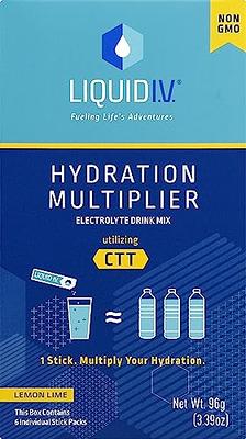 Liquid I.V. Hydration Multiplier, Electrolyte Powder, Easy Open Packets,  Supplement Drink Mix (Strawberry 30 Count)