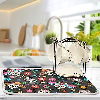 Kitchen Absorbent Drying Mat, Kitchen Decoration Dishes