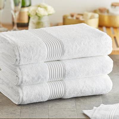 Lavex Lodging Luxury 16 x 30 100% Combed Ring-Spun Cotton Hand Towel 4.5  lb. - 12/Pack