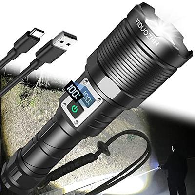 YIDUOZHH Flashlights High Lumens Rechargeable,100000 Lumen