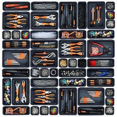 𝟯𝟮𝗣𝗖𝗦】A-LUGEI Tool Box Organizer Tray Divider Set, Desk Drawer  Organizer, Garage Organization and Storage Toolbox Accessories for Rolling Tool  Chest Cart Cabinet Work Bench Small Parts Hardware - Yahoo Shopping