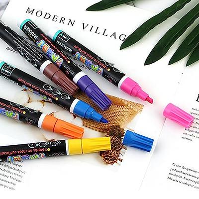 Marker Pen White Waterproof Permanent Tire Painting Children Student Home  Supply