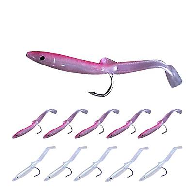 Kisangel 2 Pcs Fake Bait Fishing Baits Bass Lure Fresh Water Fishing Tackle  Set Trout Spoons Fishing Lure Swimbaits Lures Sinking Hook Fresh Water