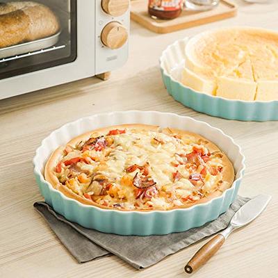 Pie Pan Ceramic Pie Dish Pie Plate Deep Dish Pie Pan Non-Stick Pie Pans for Baking  Pie Pans Pie Dishes