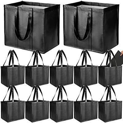 10 Extra-Wide Bottom Grocery Shopping Tote Bag