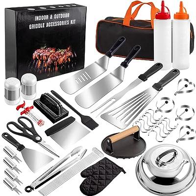 Grilljoy 6PCS BBQ Tools Grilling Tool Set with Storage Bag