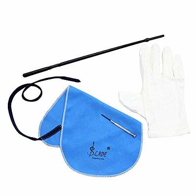 Flute Cleaning Rod,plplaaoo Flute Cleaning Kit,Flute Cleaning Stick Flute  Cleaning Swabs Flute Cleaning Rod Cloth Integrated Stick Tool Flute  Cleaning