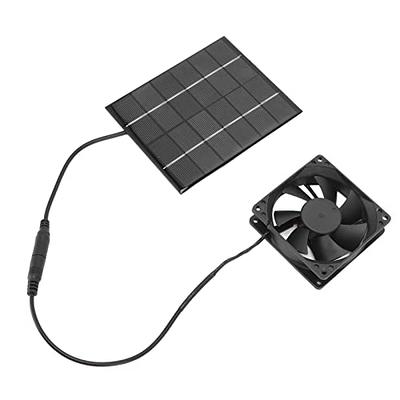 Mini Solar Panel Fan Kit Solar Powered Exhaust Fan Heat