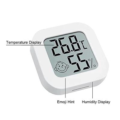 Black Thermometer w/Clock 14