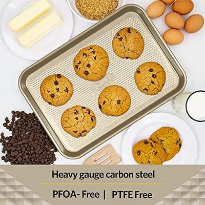 Baking Pan Cookie Baking Tray-Gold