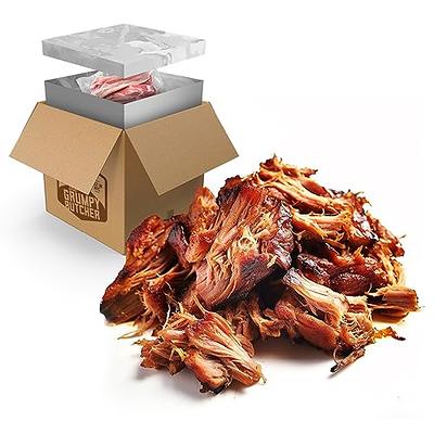 Grumpy Butcher Fully Cooked Duroc Pulled Pork - 2 lb, Hickory Wood Smoked  Premium Pulled Pork