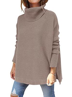 Oversized Knitted Cashmere Wool Pullover Sweater For Women Long