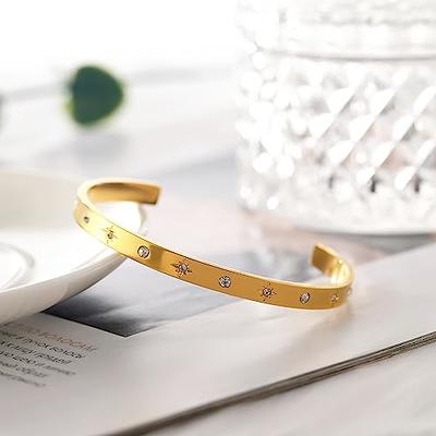 Cuff Bangle Bracelet 14K White Gold | Kay