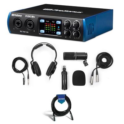 PreSonus Studio 24c 2x2 UH Definition USB Type-C Audio/MIDI Interface W/ACC  KIT 