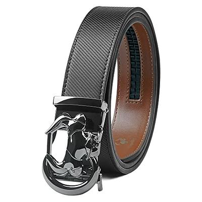 Coipdfty Full Grain Cowboy Belts for Men Belts Leather Ratchet