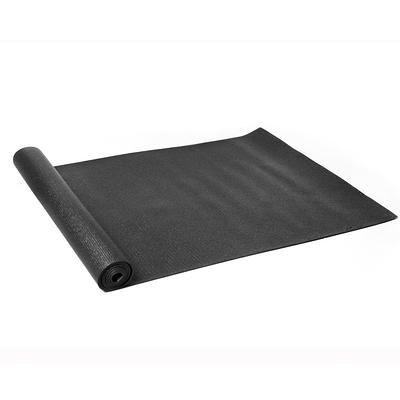 Wakeman Fitness 1/2 In. Extra Thick Yoga Mat, With Carrying Strap, Black 