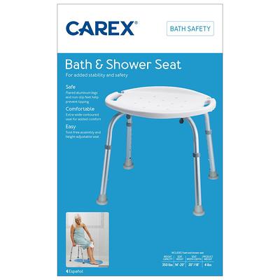 Rite Aid Carex Bath and Shower Seat With Back Yahoo Shopping