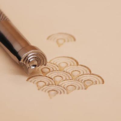 Leather Stamping Tool - Lined Dragon Scale Stamp - Yahoo Shopping