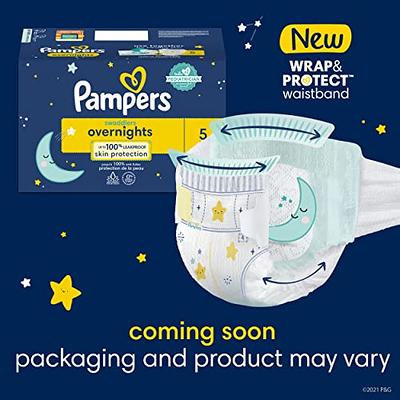  Pampers Swaddlers Overnights Diapers Size 6, 72 count -  Disposable Diapers : Baby