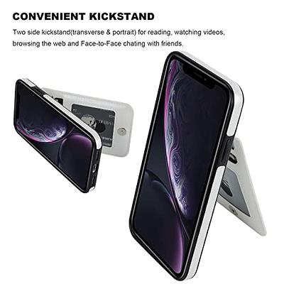 LOHASIC for iPhone 14 Pro Wallet Case, 5 Card Holder Phone Cover to Men  Women, Premium PU Leather Credit Slot, Magnetic Clasp Kickstand Protective