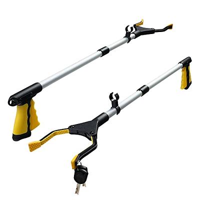 1pc Grabber Reacher Tool, 32 Inches Extra Long Steel Foldable Pick Up Stick  With Strong Grip Magnetic, 360°Rotating Anti-Slip Jaw, Trash Picker Grabber  Tool, Hand Grabber For Reaching, Arm Extension