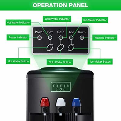 Antarctic-star Top Loading Water Cooler Dispenser, Hot, Cold Water