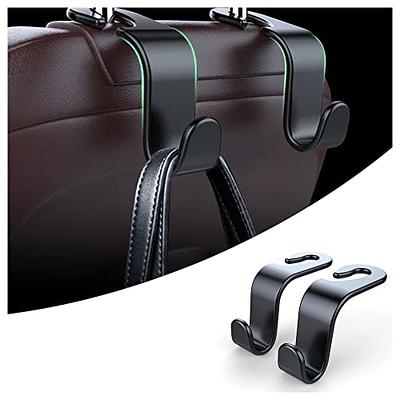 2 Pack Car Headrest Hooks Car Seat Hooks With Locking Design