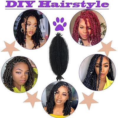 5 Packs Afro Kinky Twist Crochet Hair Braids Marley Braiding Hair