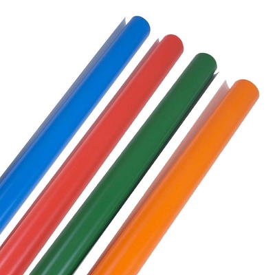 Karat 9 Diagonal Cut Boba Straws Poly Wrapped, Mixed Colors - 1,600 p