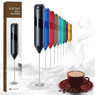 1pc Electric Multi-function Milk Frother, Handheld Coffee Frother, Milk  Foamer, Rechargeable Hand Frother, with 2 Stainless Steel Whisks